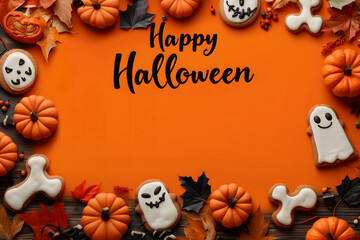 Dark and Decorative cookies for Halloween Time
