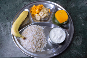 Nepali festival dahi chiura day food 