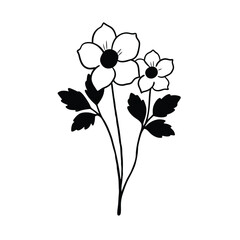 vector illustration of a flower