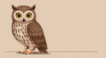 Cartoon Owl Illustration
