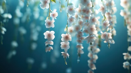 Soft-focus spring blossoms