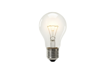 Illuminating Ideas: A Close-Up of a Glowing Light Bulb