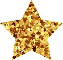 Decorative Gold Star