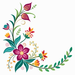 Flower Line Vector