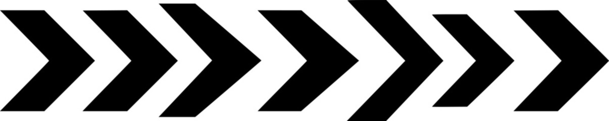 Obraz premium arrow signs pointing to forward, simple, vector