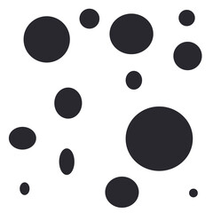 A simple spotted texture that imitates the skin of a cow, zebra or other animal.