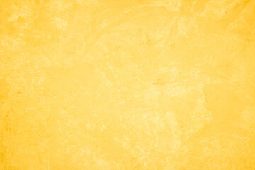 Yellow concrete stone texture for background in summer wallpaper. Cement and sand wall of tone vintage minimal. Concrete abstract wall of light yellow color, cement texture white blank for home decor.