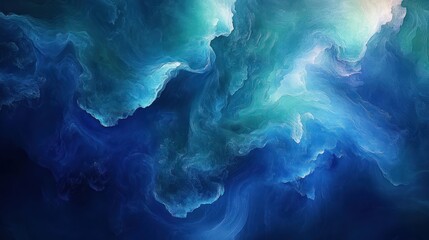 Abstract, swirling, ocean depths