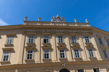 Facades of buildings of historical buildings Austria, Vienna