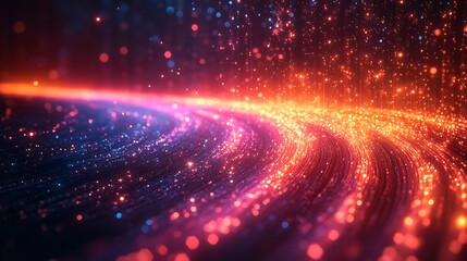 Obraz premium Abstract swirling colors design