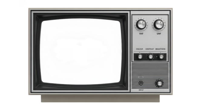 Vintage television static image