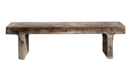 Elegant Concrete Table Design with Rustic Wooden Top for Modern Home or Garden Decor, Perfect for Minimalist Aesthetics