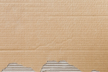 Old brown cardboard box paper texture background, blank brown cardboard paper background