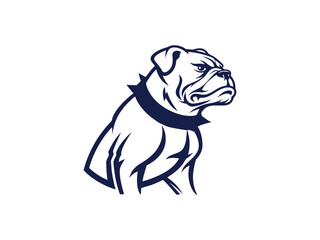 Bulldog Mascot Logo Set  Aggressive Vintage Dog Emblem Vector Symbols for Sports Teams, Clothing, Branding, Apparel Design and Esports