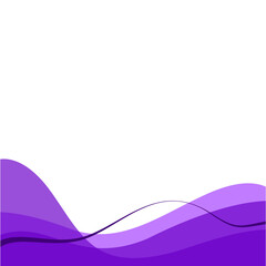 Purple Abstract Wave 