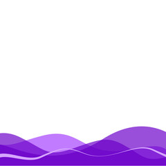 Purple Abstract Wave 