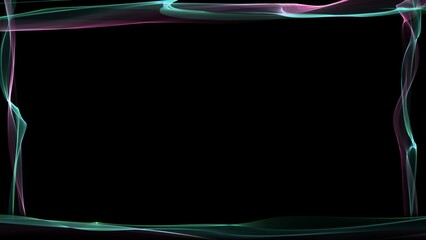 Display tech magic interface overlays. Picture frame on isolated background. Border texture overlay for banner or cover.