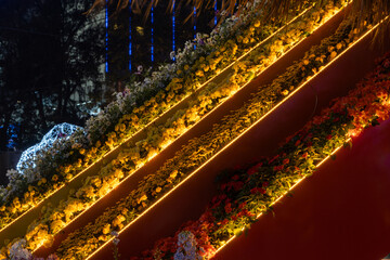 A photo of a flowerbed.