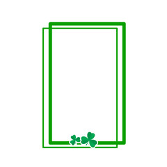 St. Patrick's Day Shamrock Frame