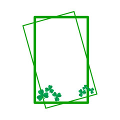 St. Patrick's Day Shamrock Frame