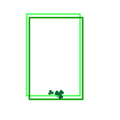 St. Patrick's Day Shamrock Frame