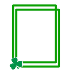 St. Patrick's Day Shamrock Frame