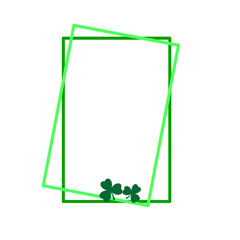 St. Patrick's Day Shamrock Frame