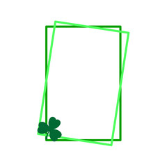 St. Patrick's Day Shamrock Frame