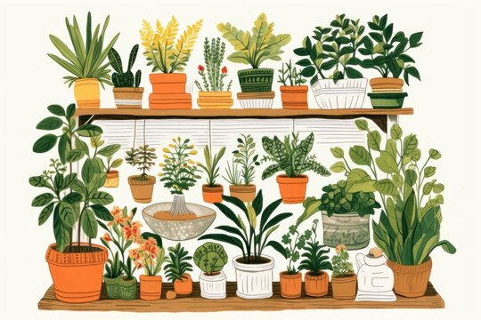 Florsit flower and leaf shop nature gardening plant. - Powered by Adobe