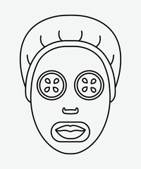 facial sheet mask skincare routine beauty treatment