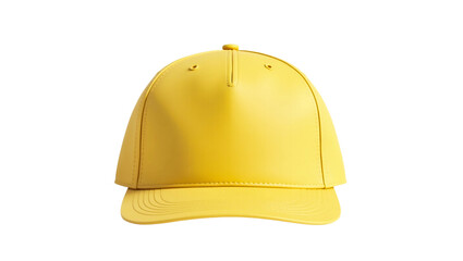Fototapeta premium Sunny Style - Die minimalistische Gelb-Cap