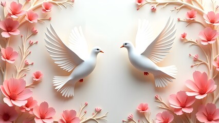 Papercraft Birds and Blossoms: A Collection of Serene and Colorful Nature-Inspired Art