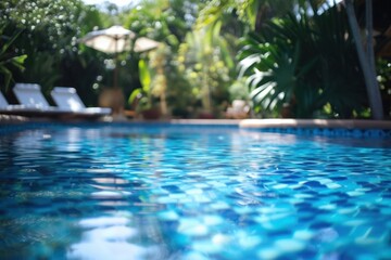 Swimming pool resort architecture outdoors.