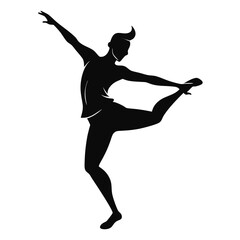 Dancer Silhouette Vector