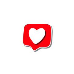 Like Heart social media