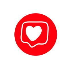 Like Heart social media