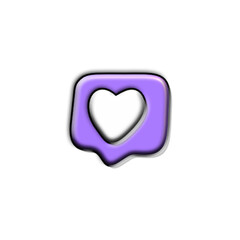Like Heart social media