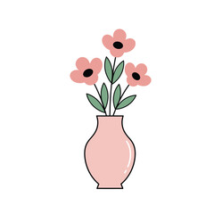 pink tulips in vase