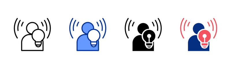 Awareness icon sheet multiple style collection