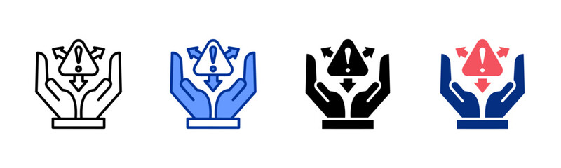 Incident Handling icon sheet multiple style collection