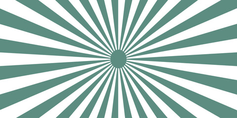 Abstract background with rays retro starburst. Funky ray elements, circle motifs. Vintage beam sunburst with Classic vintage sun rays pattern. olive and white sunshine pattern vector background.
