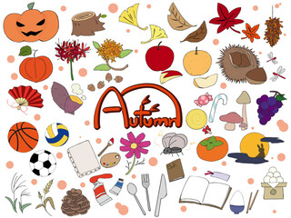 秋に使える 素材 セット 