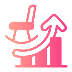 growth gradient icon