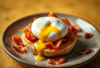 Gourmet breakfast dish