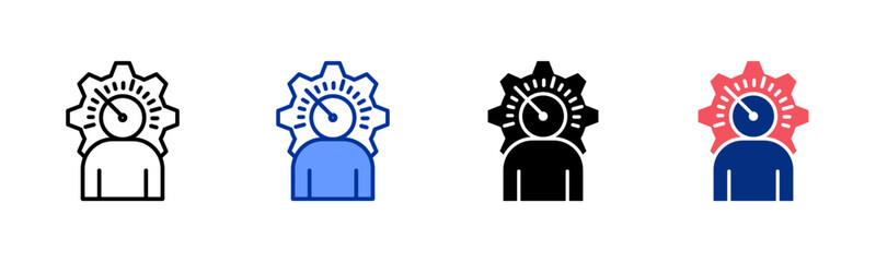 Performance icon sheet multiple style collection