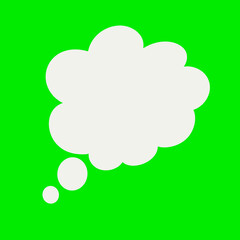 green speech bubble Text Box 