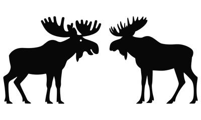 deer silhouette vector