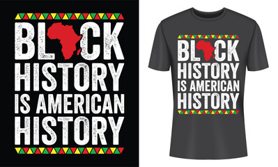 Celebrate black history with this vibrant graphic tee showcasing Africa's shape and the importance of remembering American history and heritage.
