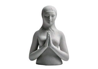 Grey modelling clay in shape creature human isolated on a transparent or white background