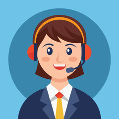 smiling-customer-service-representative-with-heads.eps